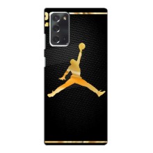 Силиконовый Чехол Nike Air Jordan на Самсунг Нот 20 (Джордан 23)