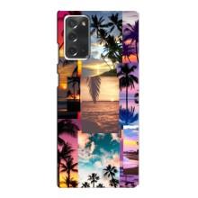 Силіконовий чохол з КАРТИНКАМИ літо для Samsung Galaxy Note 20 (AlphaPrint) (Літня відпустка)