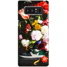 Брендновые Чехлы для samsung Galaxy Note 8 - (PREMIUMPrint) – Nike цветы