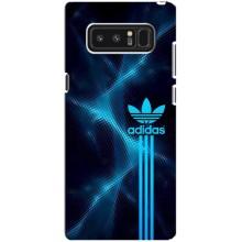Чехлы Адидас для samsung Galaxy Note 8 (AlphaPrint) (Синий Адидас)
