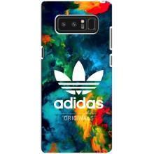 Чехлы Адидас для samsung Galaxy Note 8 (AlphaPrint) (Яркий Адидас)