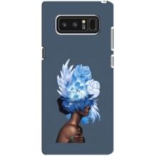 Чехлы (ART) Цветы на samsung Galaxy Note 8 (VPrint) (Квіти на голові)