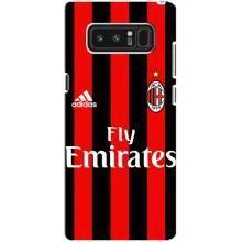 Чехлы для samsung Galaxy Note 8 (VPrint) - Футбольные клубы (Milan)