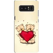 Чехлы для любимой на Самсунг Галакси Ноут 8 (VPrint) (Медвежонки)