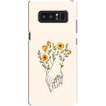 Чехлы для любимой на Самсунг Галакси Ноут 8 (VPrint) (Руки любви)