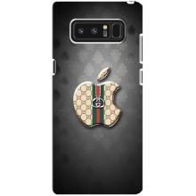 Чехлы ГУЧЧИ для Самсунг Галакси Ноут 8 (AlphaPrint) (Apple gucci)