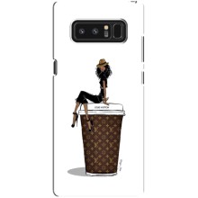 Чехлы Луи Витон для samsung Galaxy Note 8 (AlphaPrint - LOUIS VUITTON) (кофе LOUIS VUITTON)