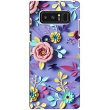 Чохли з квітами для samsung Galaxy Note 8 (VPrint) (Дизайн квітів)