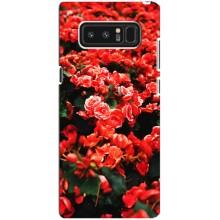 Чохли з квітами для samsung Galaxy Note 8 (VPrint) (Квіти червоні)