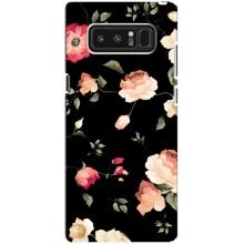 Чохли з квітами для samsung Galaxy Note 8 (VPrint) (Трояндочки)