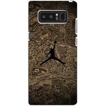 Чехлы для samsung Galaxy Note 8 - с картинкой JORDAN (AlphaPrint) (Logo Jordan)