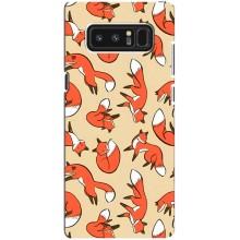 Чехлы с картинкой Лисички для samsung Galaxy Note 8 (VPrint) (Лисички)