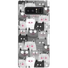 Чохли з Котиками для samsung Galaxy Note 8 (VPrint) (Мальовані котики)