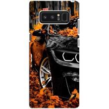 Чехлы с Машинами на Самсунг Галакси Ноут 8 (VPrint) (Черная Машина)