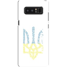 Чехлы для samsung Galaxy Note 8  Укр. Символика (AlphaPrint) (Герб из букв)