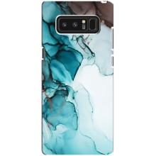 Чохол для Самсунг Ноут 8, N950 - з принтом (Дизайнерські) (AlphaPrint) (Бірюзовий мрамор)