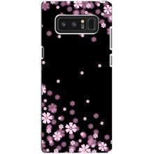 Чохол для Самсунг Ноут 8, N950 - з принтом (Дизайнерські) (AlphaPrint) (Квіти маленькі)