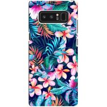 Чохол для Самсунг Ноут 8, N950 - з принтом (Дизайнерські) (AlphaPrint) (Мальовничі квіти)