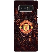Чехол Манчестер Юнайтед для Самсунг Галакси Ноут 8 (AlphaPrint) (эмблема МЮ)