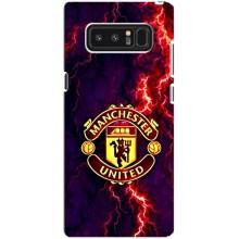 Чехол Манчестер Юнайтед для Самсунг Галакси Ноут 8 (AlphaPrint) (огненный Манчестер)