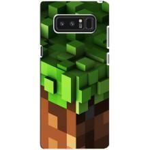 Чехол Майнкрафт на samsung Galaxy Note 8 (AlphaPrint) Minecraft (текстура Майнкрафт)