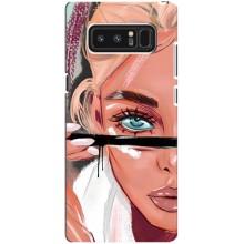 Чехол с печатью для samsung Galaxy Note 8 - (Мода) (AlphaPrint) (Макияж)