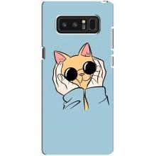 Чохол на Самсунг Ноут 8, N950 з Котиками (VPrint) (Котик в окулярах)