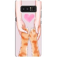 Чохол на Самсунг Ноут 8, N950 з Котиками (VPrint) (Любовь до котиків)