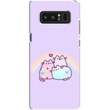 Чохол на Самсунг Ноут 8, N950 з Котиками (VPrint) (Радужний котик)