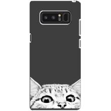 Чохол на Самсунг Ноут 8, N950 з Котиками (VPrint) (Виглядає котик)