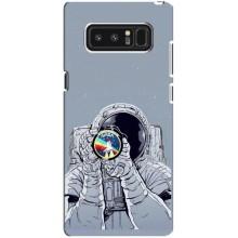 Чехол NASA для samsung Galaxy Note 8 (AlphaPrint) (Космонавт фото)