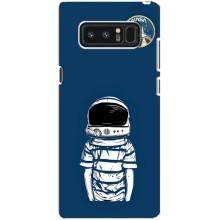 Чехол NASA для samsung Galaxy Note 8 (AlphaPrint) (Мальчик в шлеме)