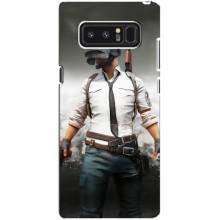 Чехол PUBG для Самсунг Галакси Ноут 8 (AlphaPrint) (Пабг мен)