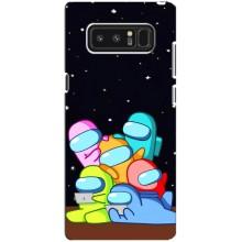 Чехол Амонг Ас для samsung Galaxy Note 8 (AlphaPrint) (Скины в космосе)