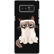 Чохол з принтом для samsung Galaxy Note 8 (AlphaPrint) Модні коти (Сумний кіт)