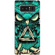 Чехол с птицами на samsung Galaxy Note 8 (VPrint) (Сова с глазом)