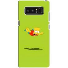 Чехол с Симпсонами для samsung Galaxy Note 8 (VPrint) (Барт Симпсон)