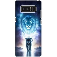 Чехол со Львом для samsung Galaxy Note 8 (VPrint) (Маленький лев)
