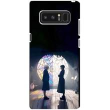 Чехлы Венсдей на samsung Galaxy Note 8 Уэнсдей (AlphaPrint) (Уэнздей и Инид)