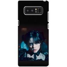 Чехлы Венсдей на samsung Galaxy Note 8 Уэнсдей (AlphaPrint) (взгляд Уэнздей)