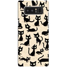 Чехол с рисунком кот на samsung Galaxy Note 8