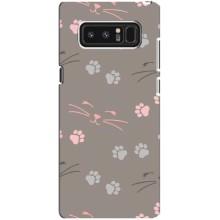 Чохол з малюнком кіт на samsung Galaxy Note 8 – Лапи і вуса