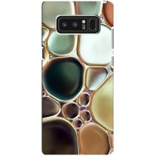 Мраморный чехол на samsung Galaxy Note 8 (VPrint) (Радужный Мрамор)