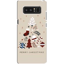 Рождественские Чехлы для samsung Galaxy Note 8 (VPrint) (Merry Christmas)