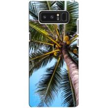 Силиконовый чехол с КАРТИНКАМИ лето для samsung Galaxy Note 8 (AlphaPrint) (Пальма)
