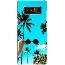 Силиконовый чехол с КАРТИНКАМИ лето для samsung Galaxy Note 8 (AlphaPrint) (Взгляд лето)
