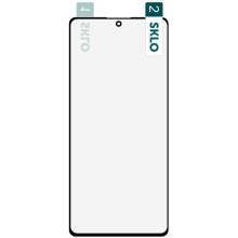 Гибкое защитное стекло SKLO Nano (тех.пак) для Samsung Galaxy S10 Lite – Черный
