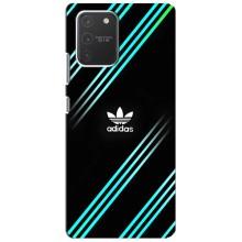 Чохли Адидас для Samsung Galaxy S10 Lite (AlphaPrint) (Адідас з полосами)