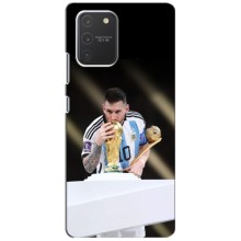 Чехлы Лео Месси Аргентина для Samsung Galaxy S10 Lite (Кубок Мира)