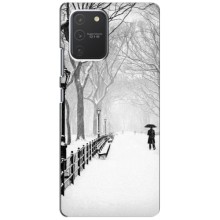 Чехлы на Новый Год Samsung Galaxy S10 Lite – Снегом замело